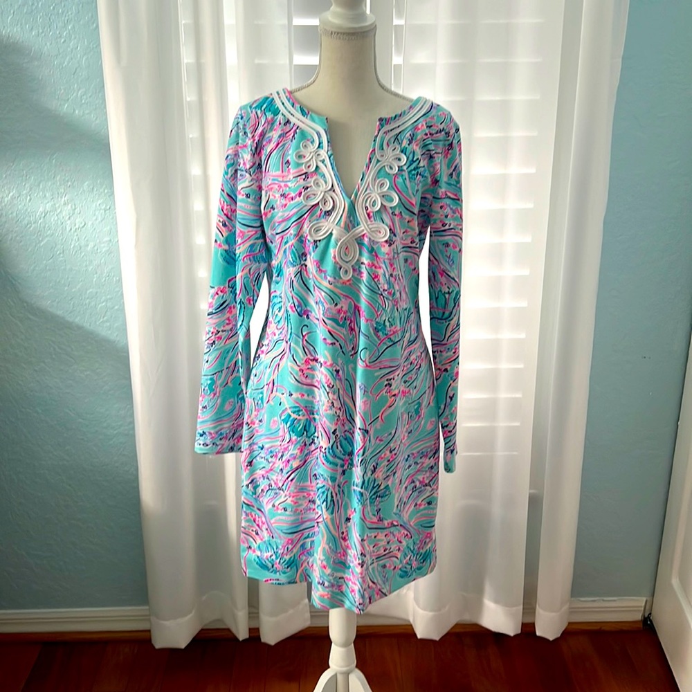 EUC Lilly Pulitzer Long Sleeve Harper Shift Dress